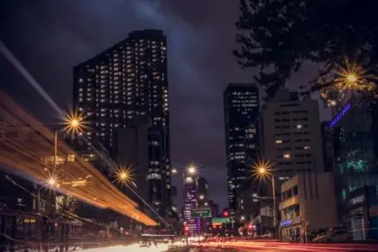 Bogotá de noche, Colombia
