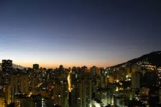 Vista panorámica de Caracas, Venezuela