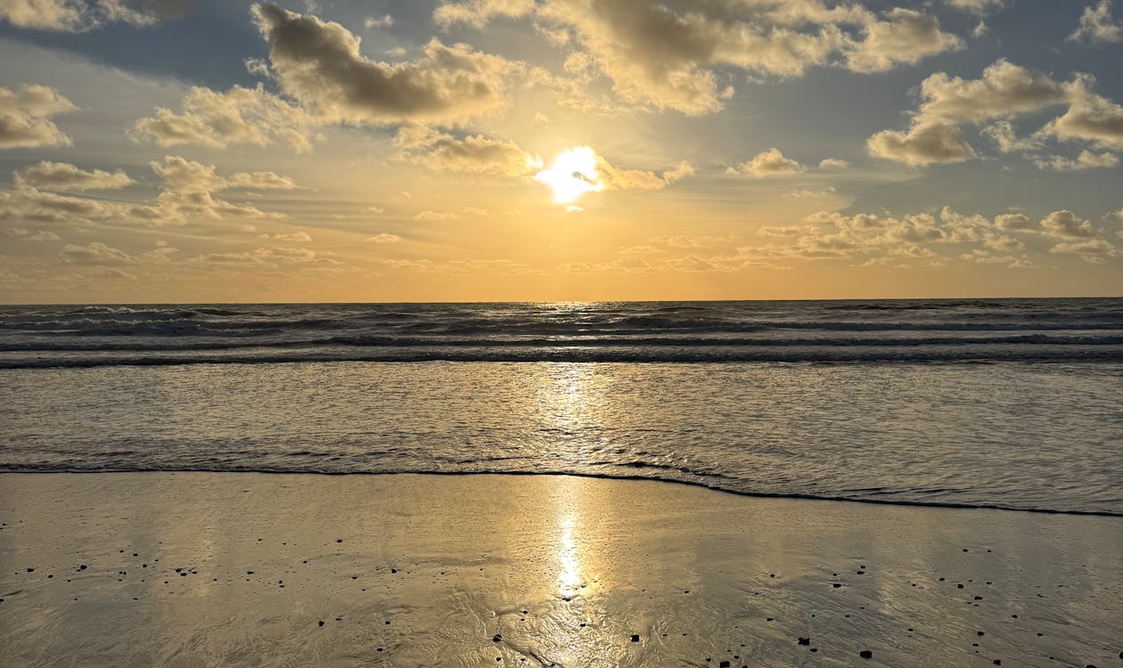 Atardecer en la playa de Encinitas, California
