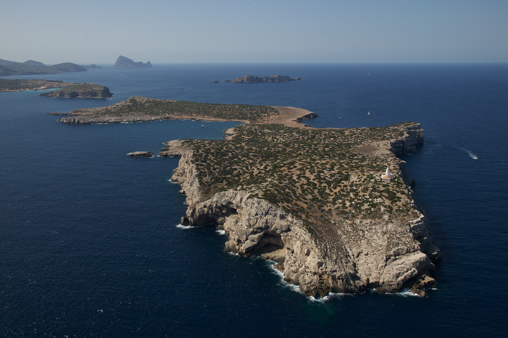 Vista aérea de Ibiza