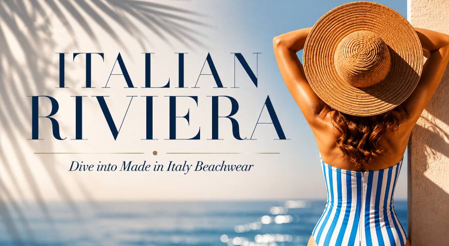 Italian Riviera Dive into Made in Italy Beachwear
