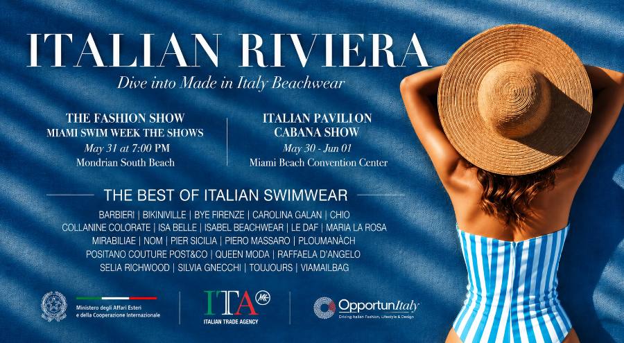 Italian Riviera Cabana Show Miami 2026 marcas italianas