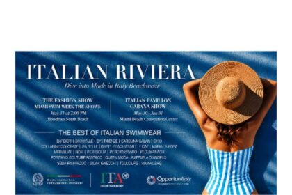 Italian Riviera Miami Swim Week 2026 poster evento