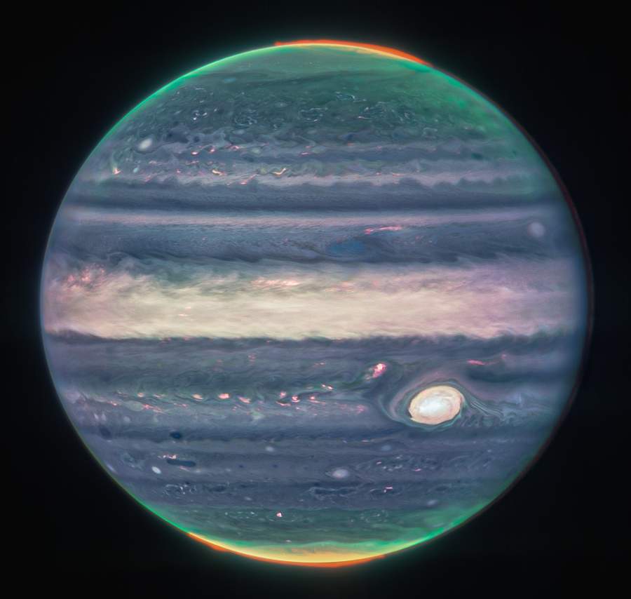 Júpiter auroras telescopio James Webb
