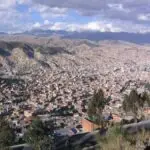 Vista de La Paz, Bolivia