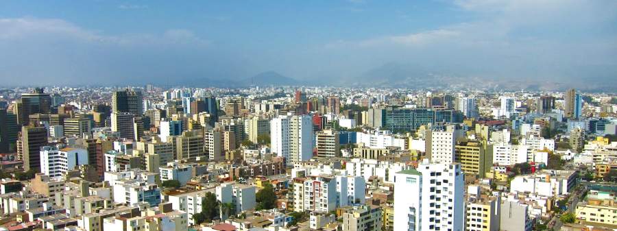 Lima Perú skyline ciudad moderna
