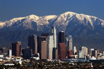 Skyline del centro de Los Ángeles, California