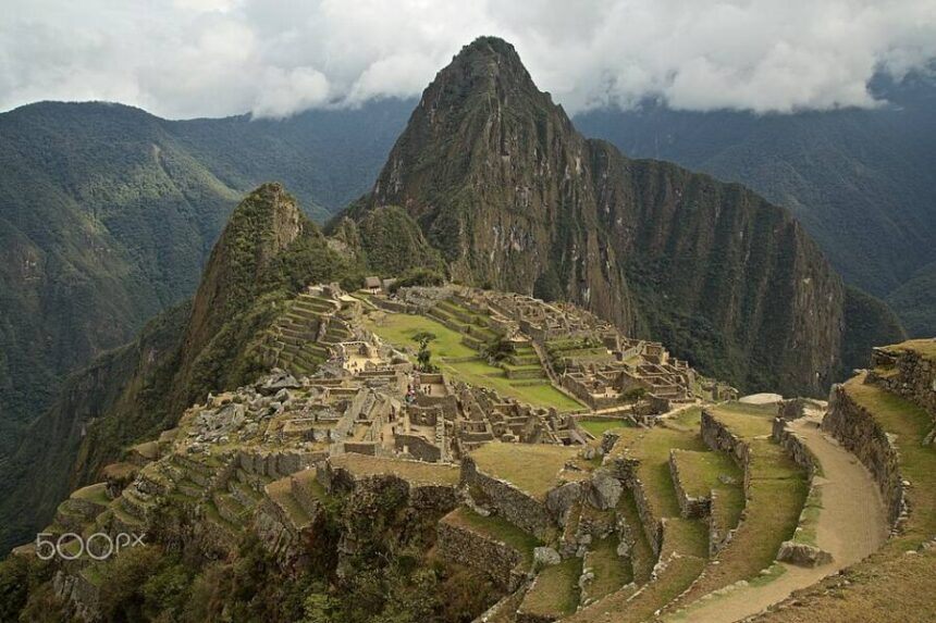 Ciudadela inca de Machu Picchu en Perú
