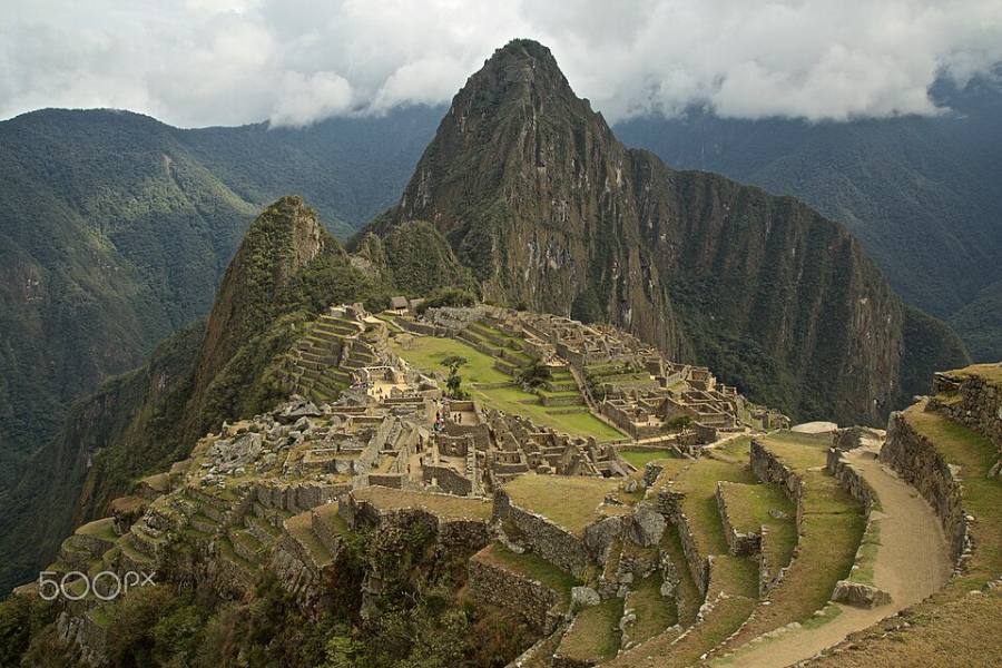 Ciudadela inca de Machu Picchu en Perú