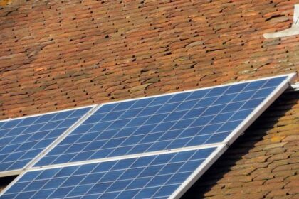 Paneles solares fotovoltaicos en campo abierto