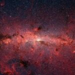 Vía Láctea en infrarrojo captada por el telescopio Spitzer